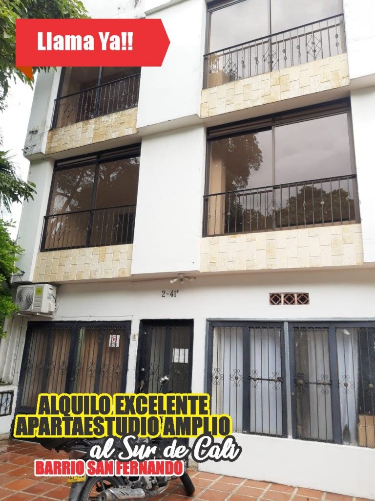 verinmuebles 1022 1092 ALQUILO EXCELENTE APARTAESTUDIO AMPLIO TRIAMBIENTES AL SUR DE CALI EN SAN FERNANDO