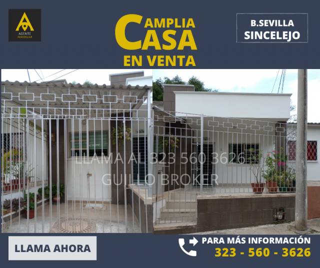 Casa en Venta, M. Sevilla Sincelejo