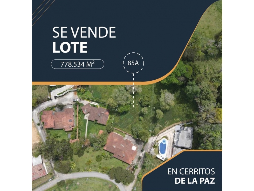 Lote en Cerritos de la Paz