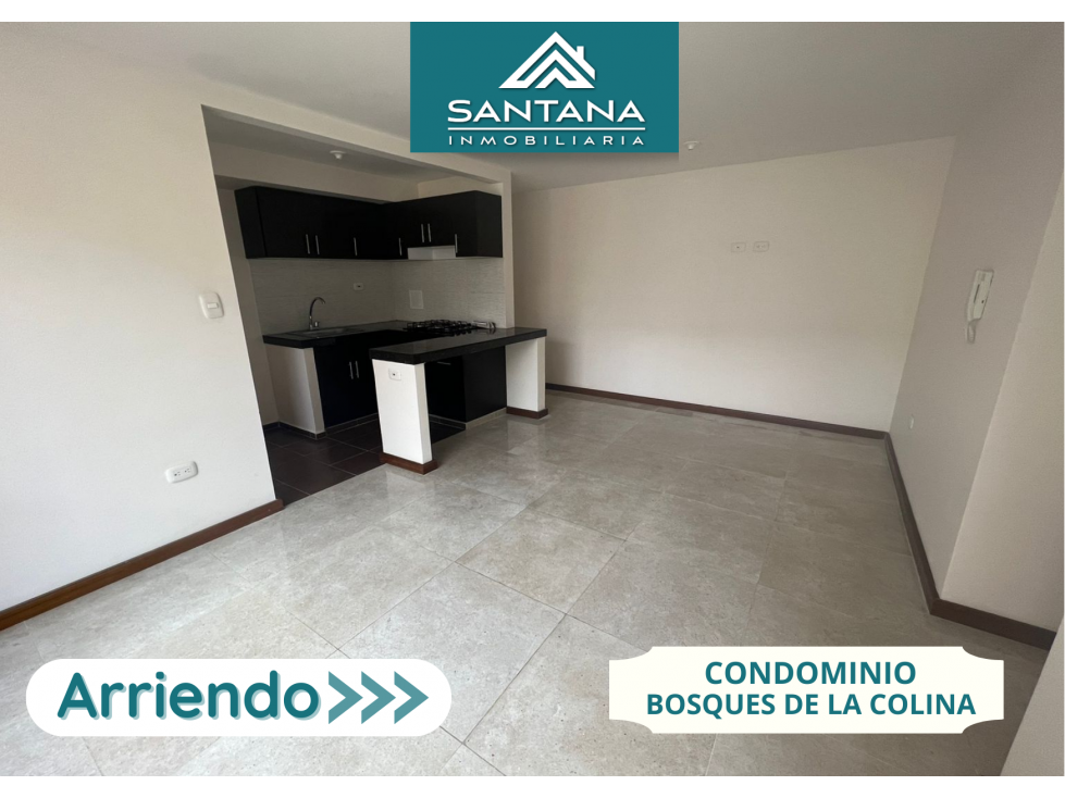 ARRIENDO APARTAMENTO CONDOMINIO BOSQUES DE LA COLINA 2