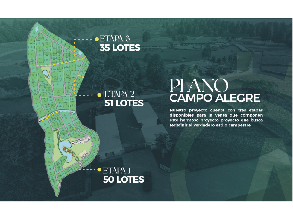 Arjona - Venta de Lotes Campestres Condominio Campo Alegre.