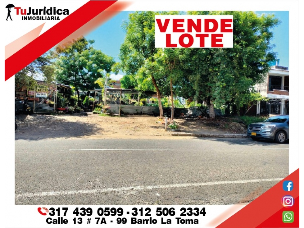 SE VENDE LOTE BARRIO ALTICO CALL 9 CON CRA 12