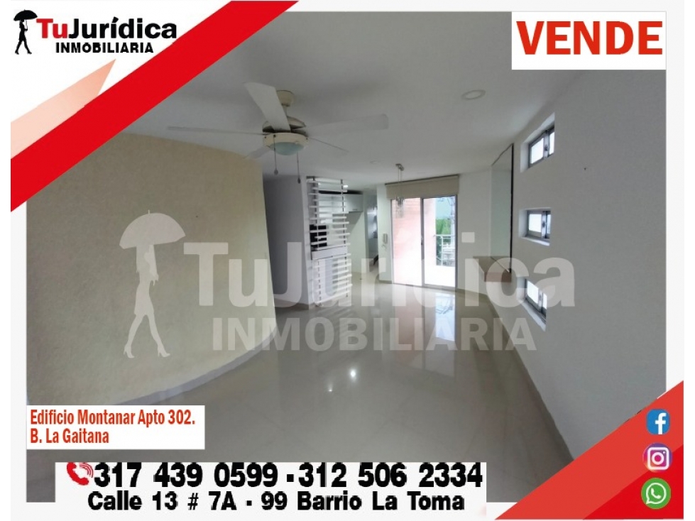 SE VENDE HERMOSO APARTAMENTO EN EL ORIENTE DE NEIVA (HUILA-COL)