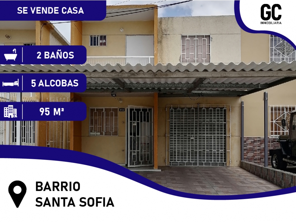 Se vende casa dúplex en la urbanización Santa Sofia de Sabanagrande.