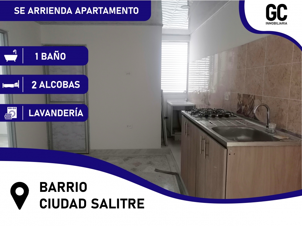 Se arrienda apartamento en el barrio Ciudad Salitre en Soledad.