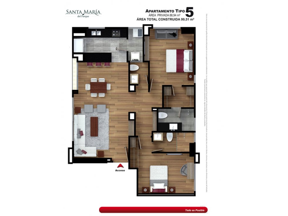 APARTAMENTO EN BOGOTÁ ZONA VIRREY