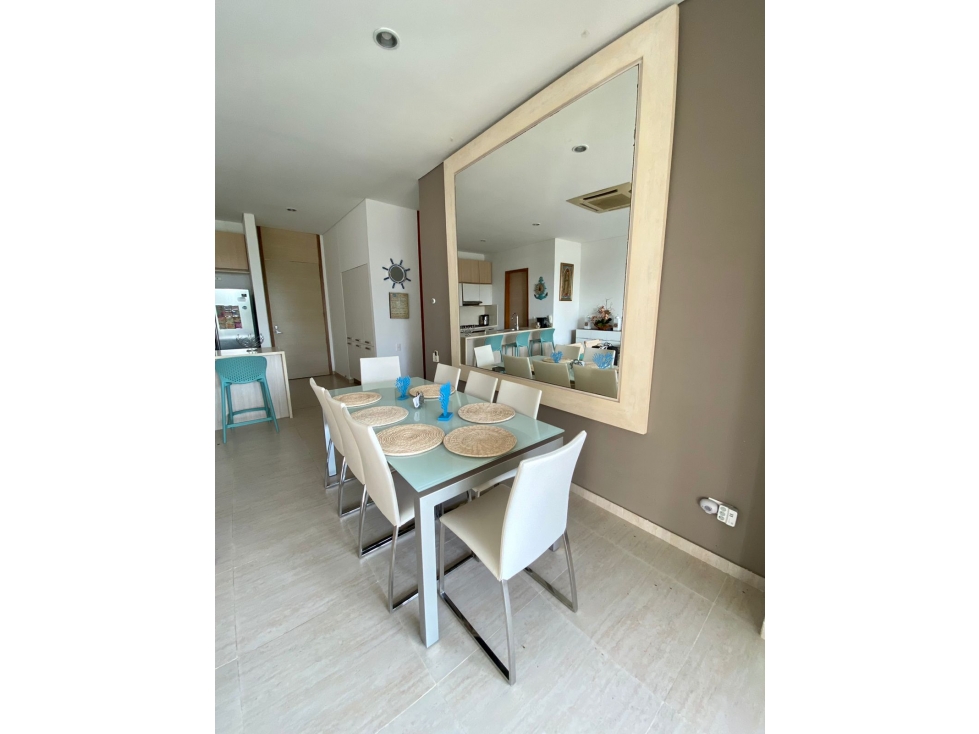 VENTA DE APARTAMENTO EN AGUAMARINA BEACH RESORT, BARRANQUILLA