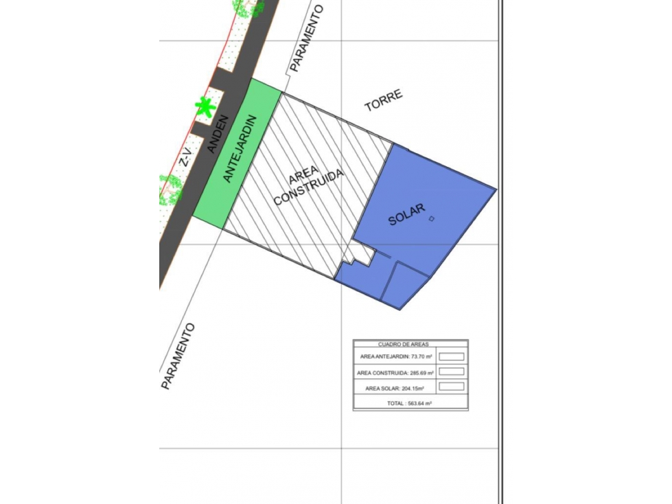 LOTE ALAMOS 563 M2 CON FRENTE DE 18.7 X CONSTRUIR 8 PISOS