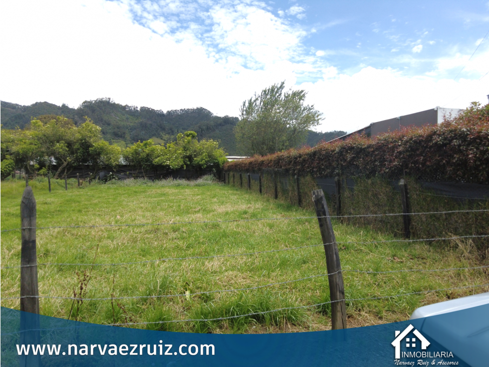 Vendo Lote de 504mts en Tabio Lourdes