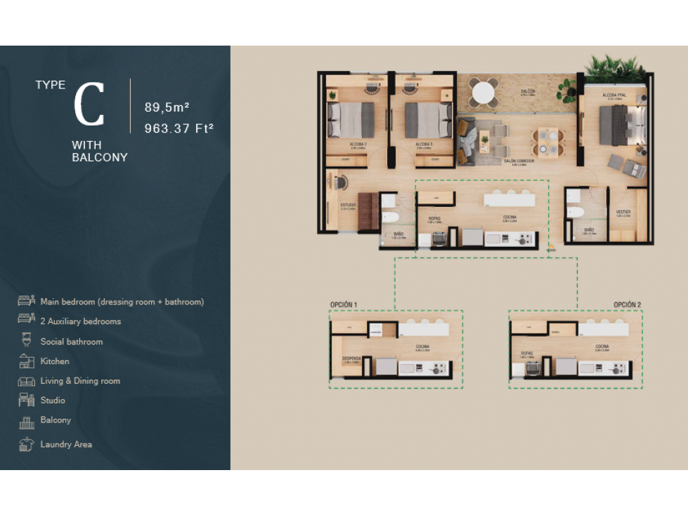 LOW-RISE APTS W/ OPTIMAL USE OF SPACE IN A DEVELOPING AREA IN ORIENTE