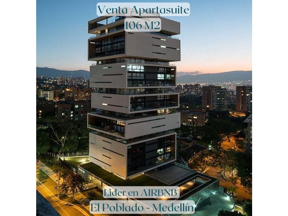 Venta Apartamento SUITE El Poblado ENERGY LIVING AIRBNB
