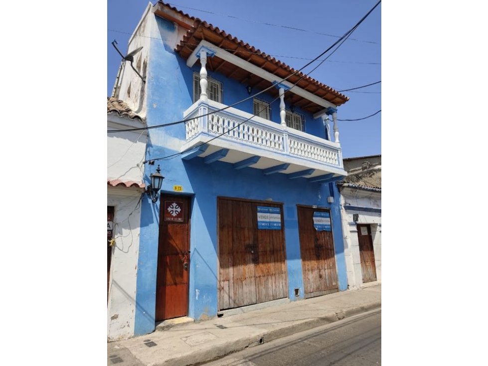 Centró Histórico Cartagena vendo casa