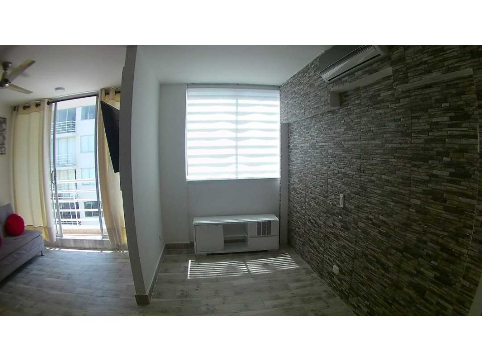 Venta de apartamento amoblado  9 piso, Edificio Barlovento- Cartagena