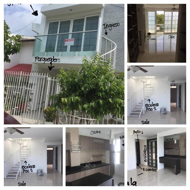 Arriendo Apartamento Duplex en La Urbanizacion Contadora Cartagena